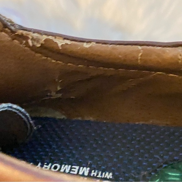 Nunn Bush Shoes Mens Size 11Wide Dress Lace Up Office They Have Peeling … - Picture 8 of 11